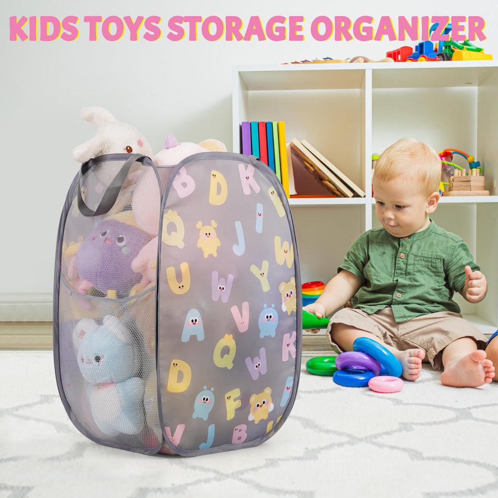 Edudif hamper with handles and side pocket for easy sorting.
