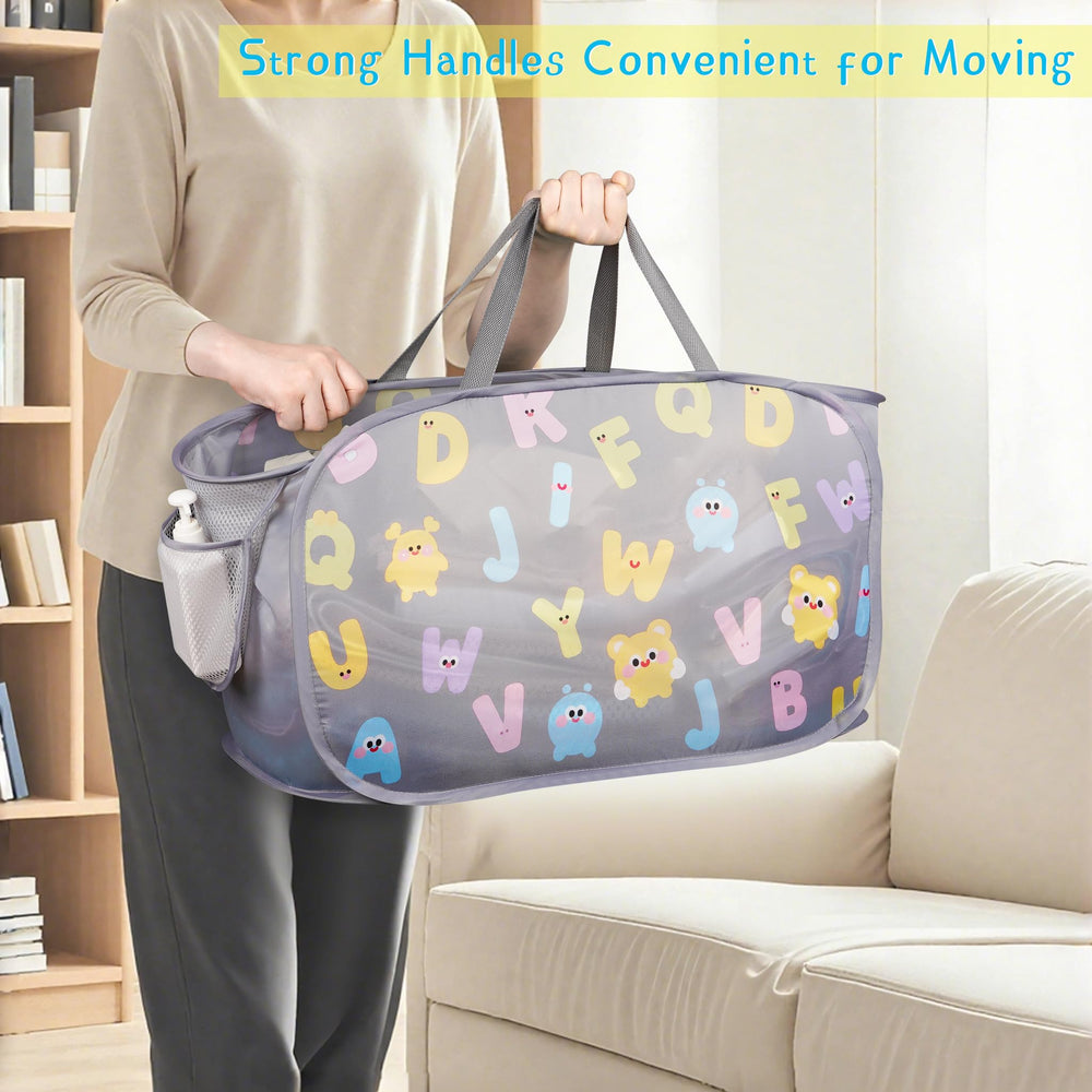 Edudif side pocket keeps small items sorted during cleanup.