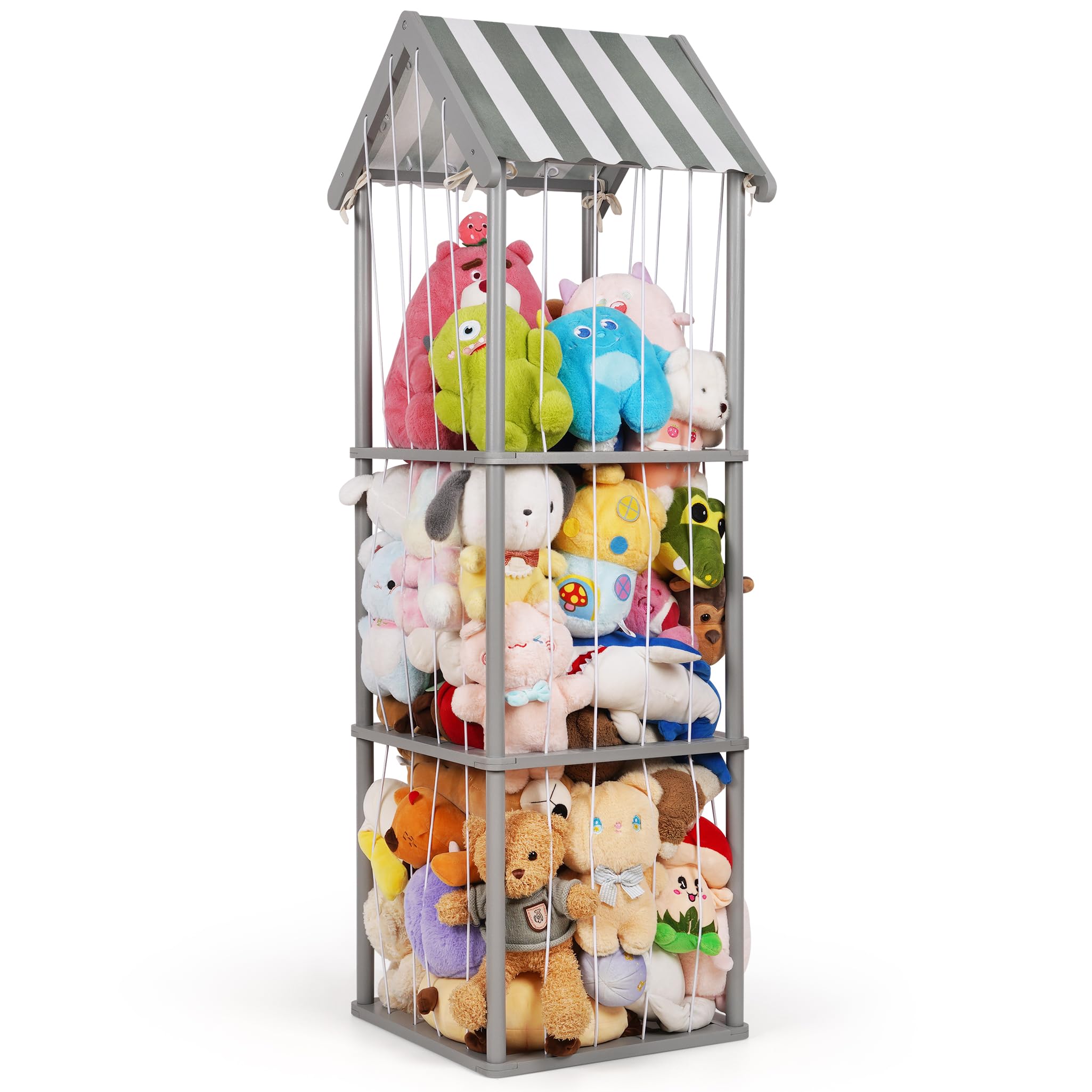 Edudif storage style complements bedroom decor with a gray cottage look.