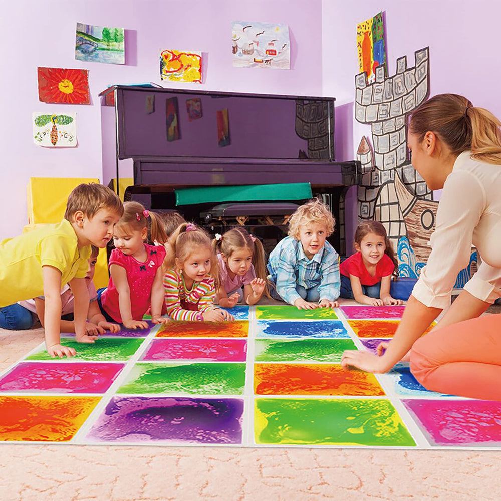 Edusense bright colors support classroom activities and group games.