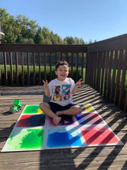 Edusense safe, non-toxic tiles for safe floor exploration and family use.
