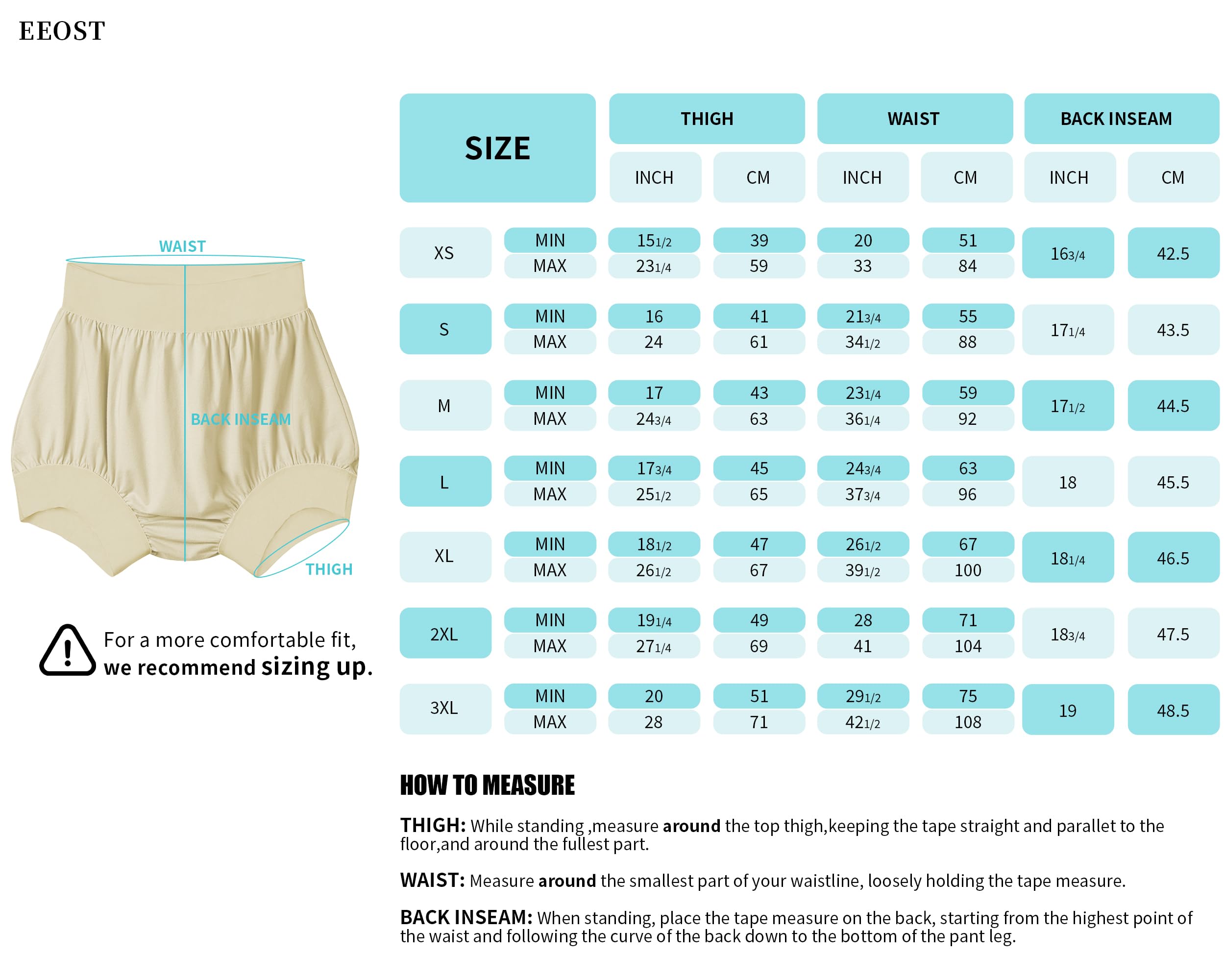 EEOST beige color detail, unobtrusive everyday styling for undergarments.