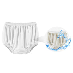 EEOST adult diaper cover front view with discreet, noiseless wear.