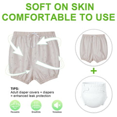 EEOST adult pants breathable soft material keeps skin cool and comfortable
