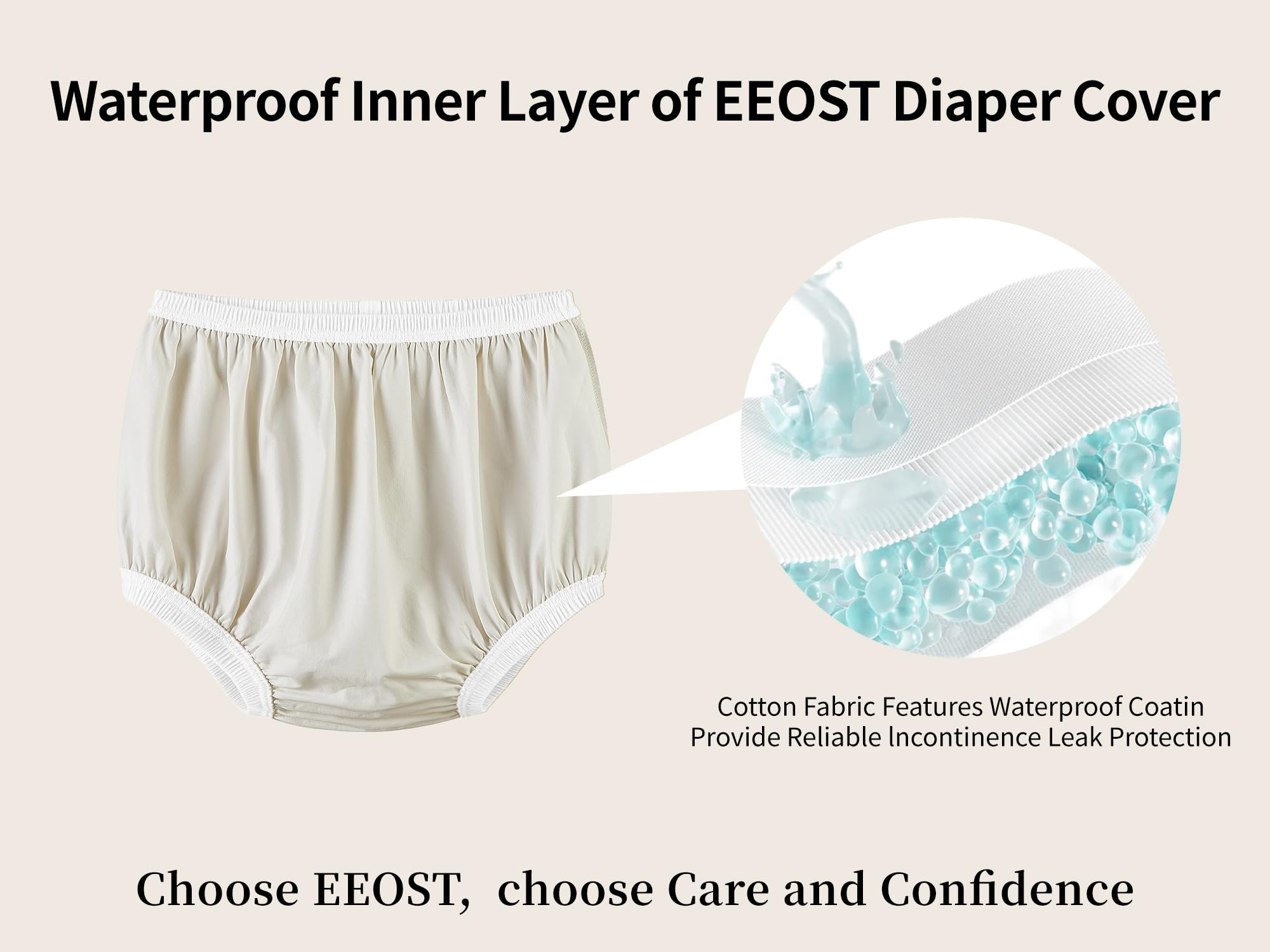 EEOST breathable latex-free fabric keeps skin cool and comfortable.