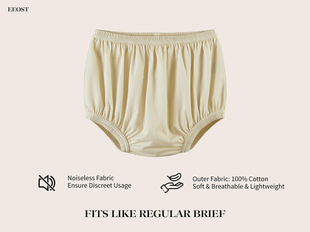EEOST diaper cover inner waterproof layer provides added protection against leaks.