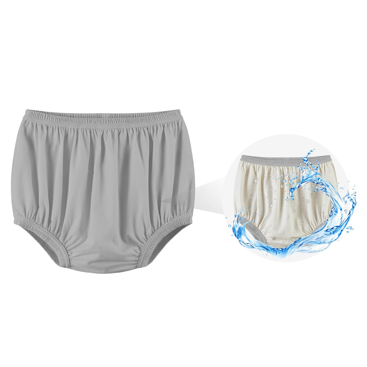 EEOST diaper cover with silent outer fabric for discreet daily wear.