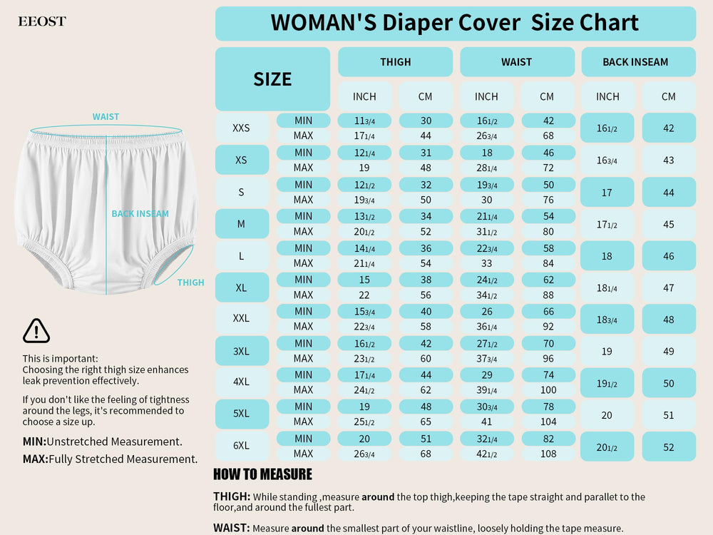 EEOST over-diaper wear test image showing discreet fit.