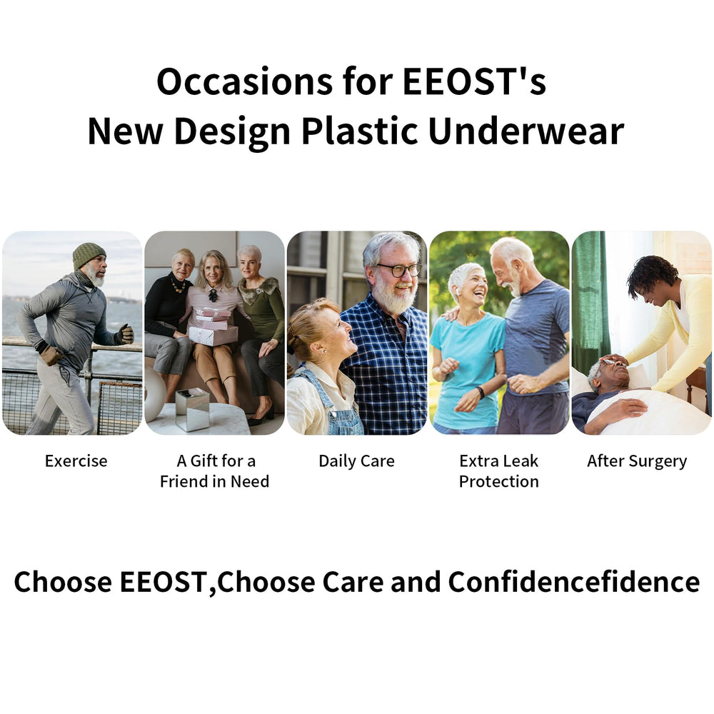 EEOST unisex fit with elastic waist and legs for versatile wear.