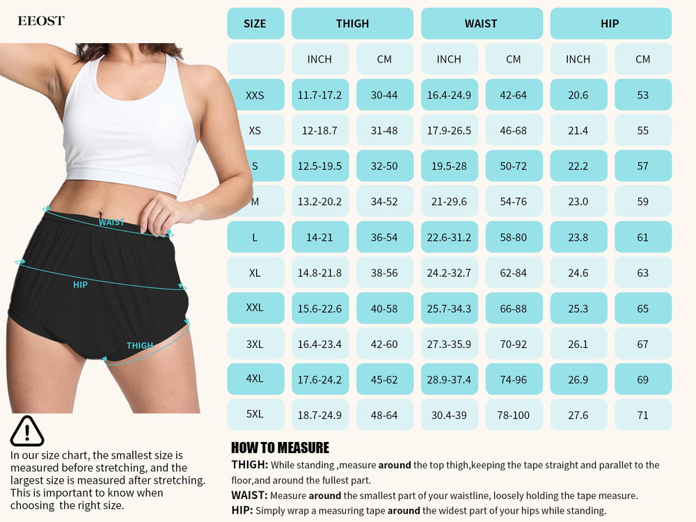 EEOST women's plastic pants durable waterproof coating that withstands multiple washes.