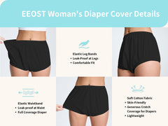 EEOST women's plastic pants leak-prevention helps manage leaks