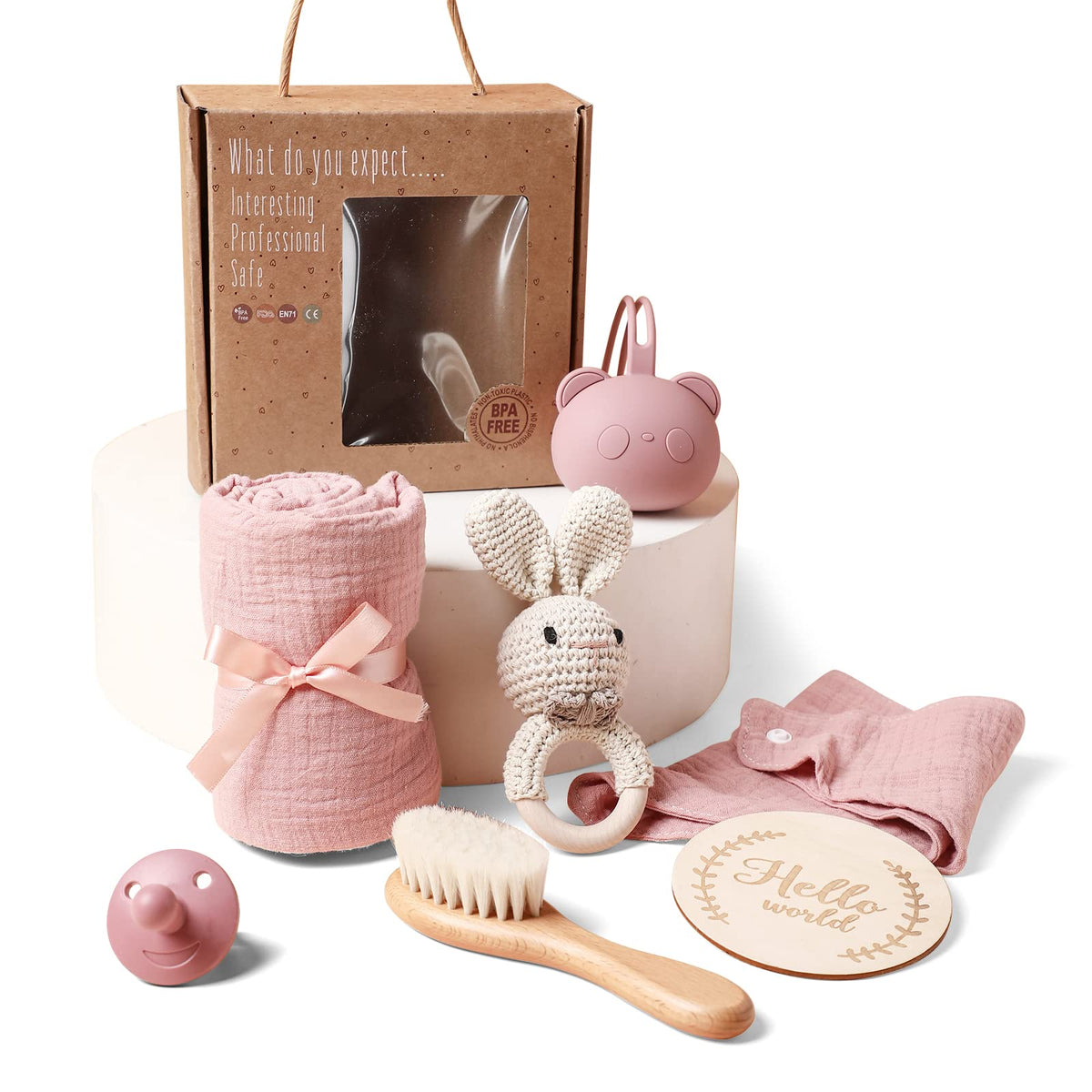 EERKEOD baby gift box inside view showcases premium packaging ideal for gifting.