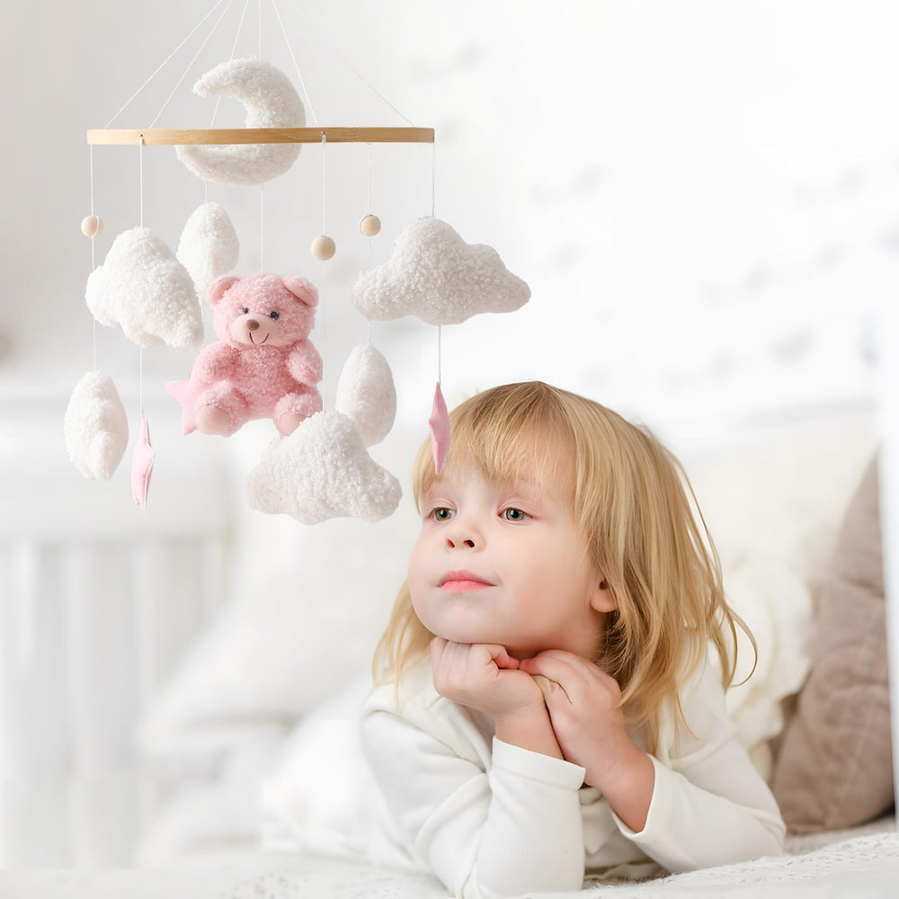 EERKEOD gender-neutral baby mobile, ideal gift for new families