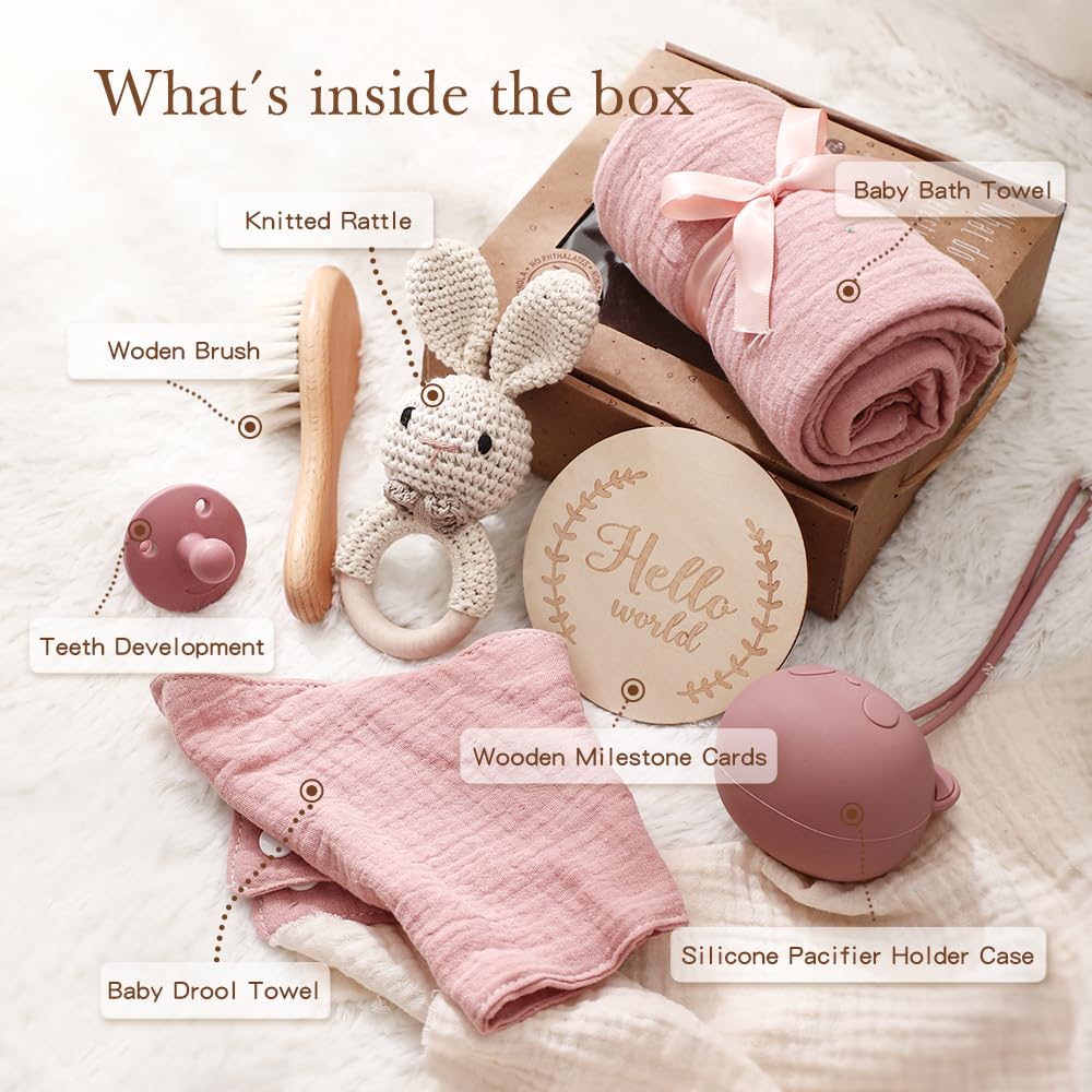 EERKEOD muslin swaddle blanket close-up highlights breathable, soft fabric for cozy moments.