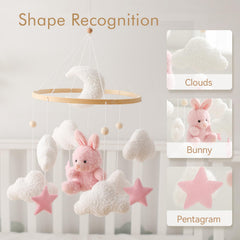 EERKEOD wooden-branch inspired mobile design for crib arm hanging