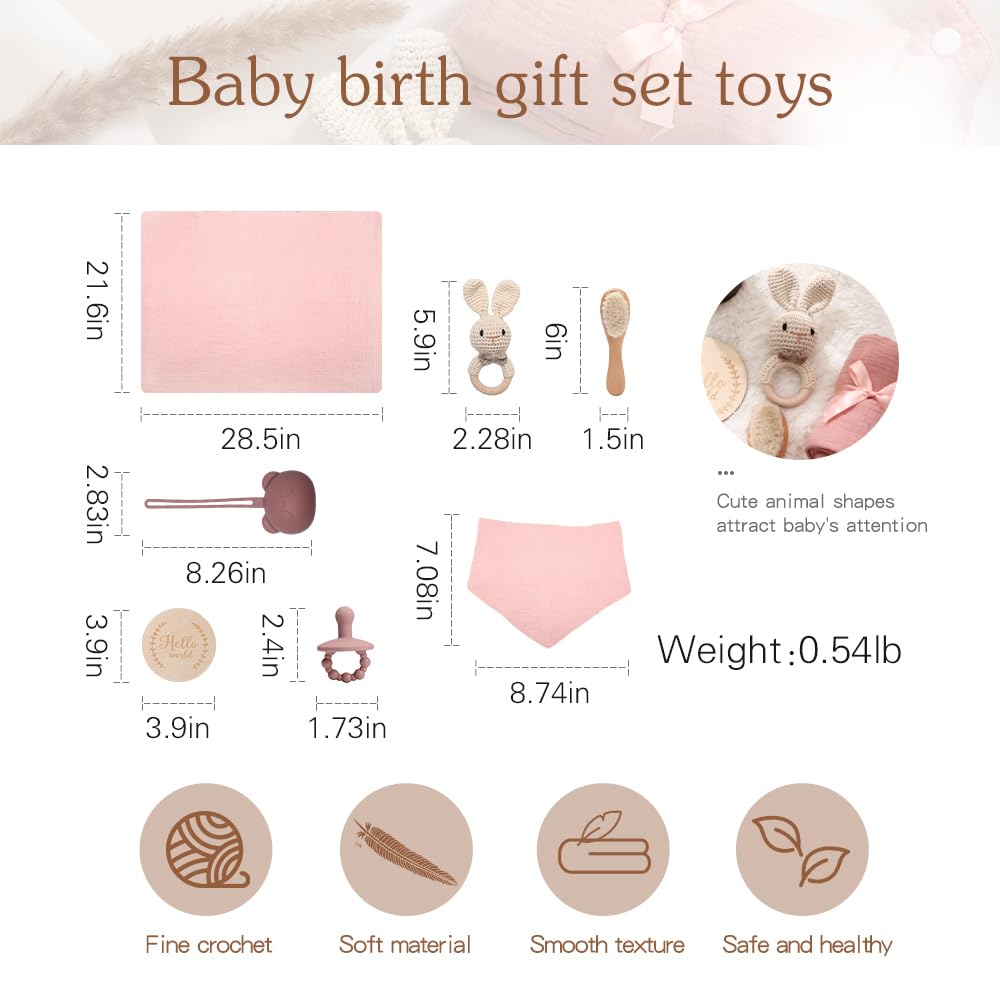 EERKEOD silicone baby teether close-up emphasizes safe teething relief and easy cleaning.