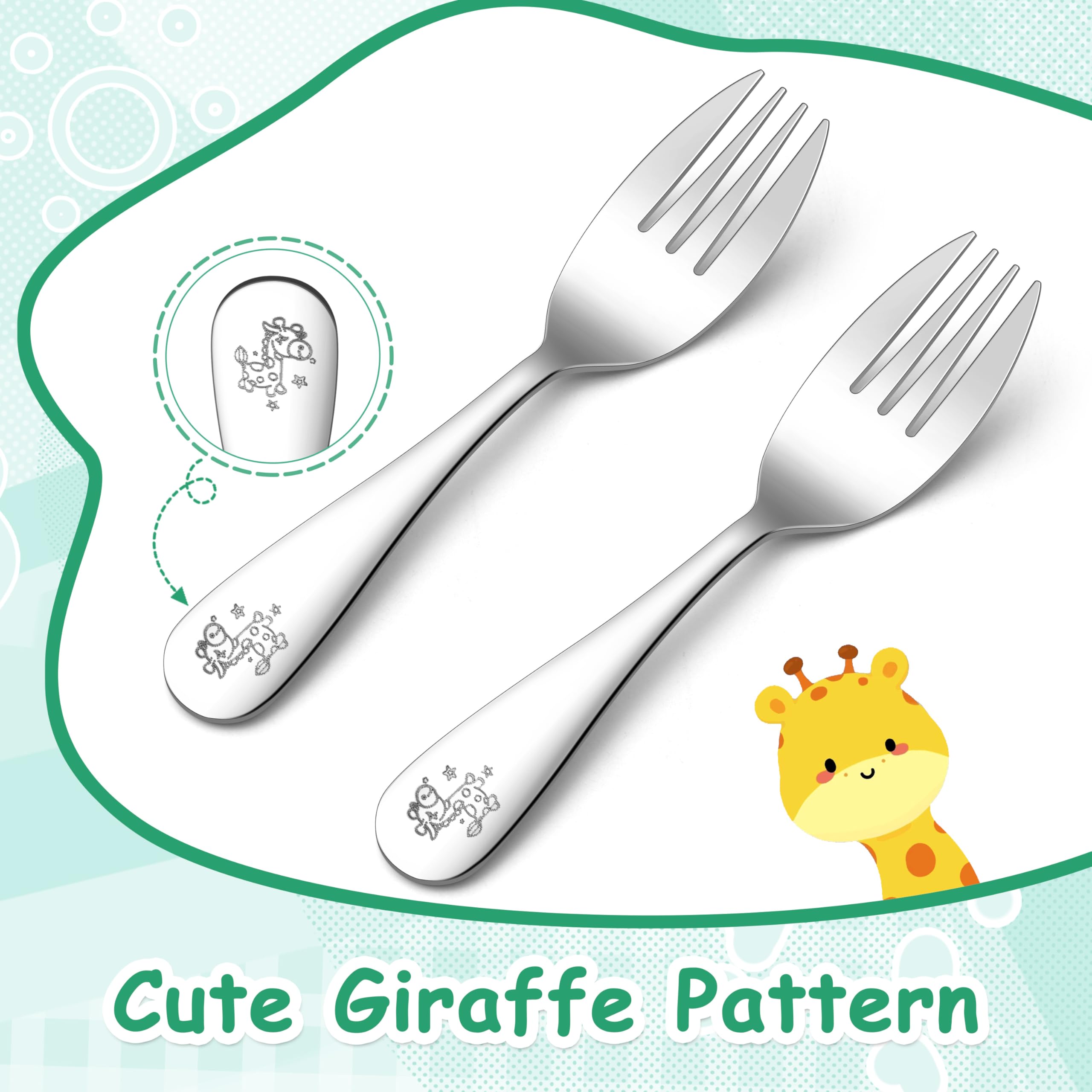 E-far forks are dishwasher safe for easy cleanup after meals.