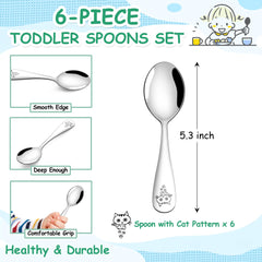 E-far spoons with rounded edges ensuring gentle mouth contact.