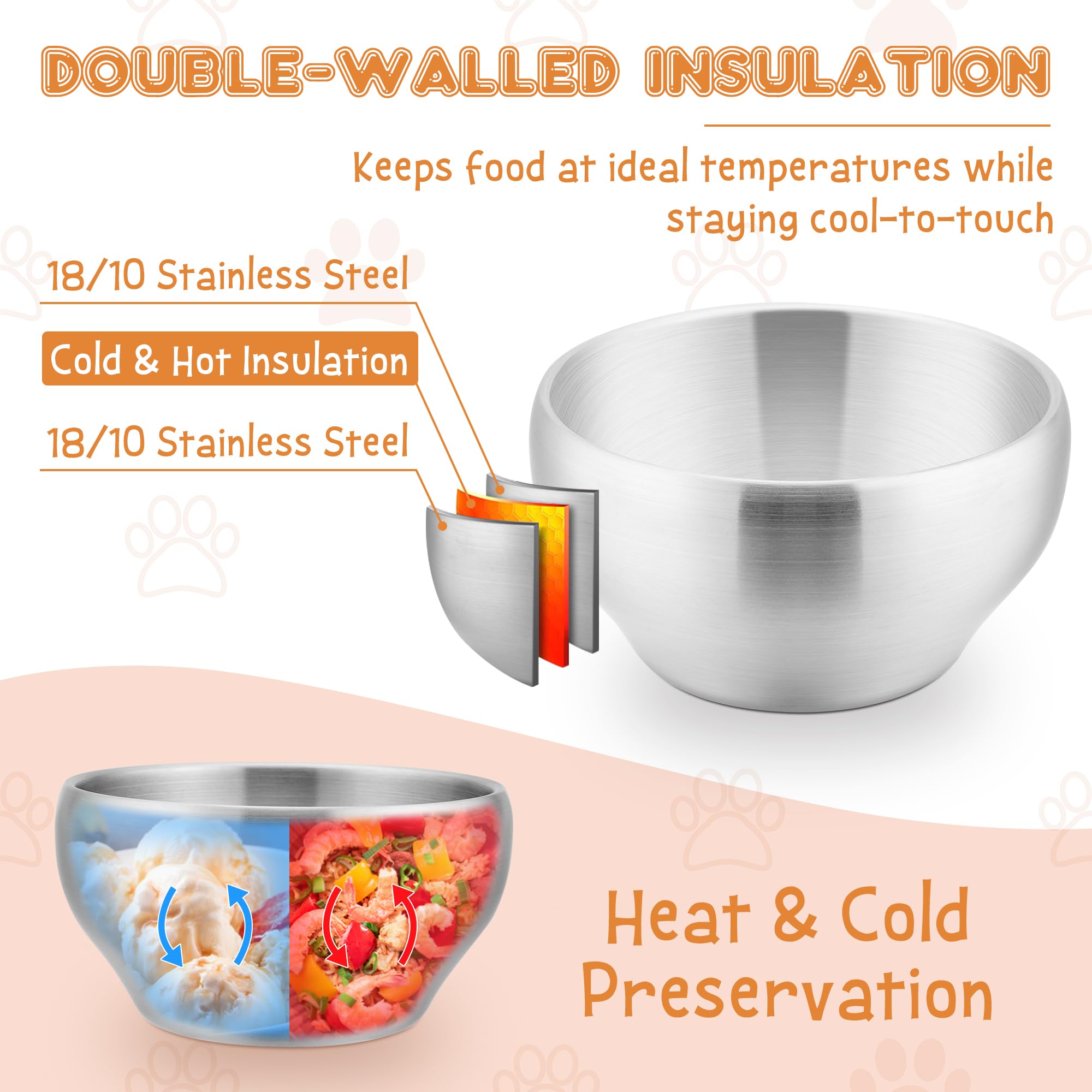E-far unbreakable kid bowls with rounded edges for safe feeding.