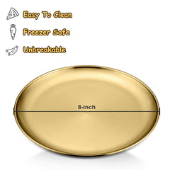 efar unbreakable plate, sturdy dinnerware for busy family meals.