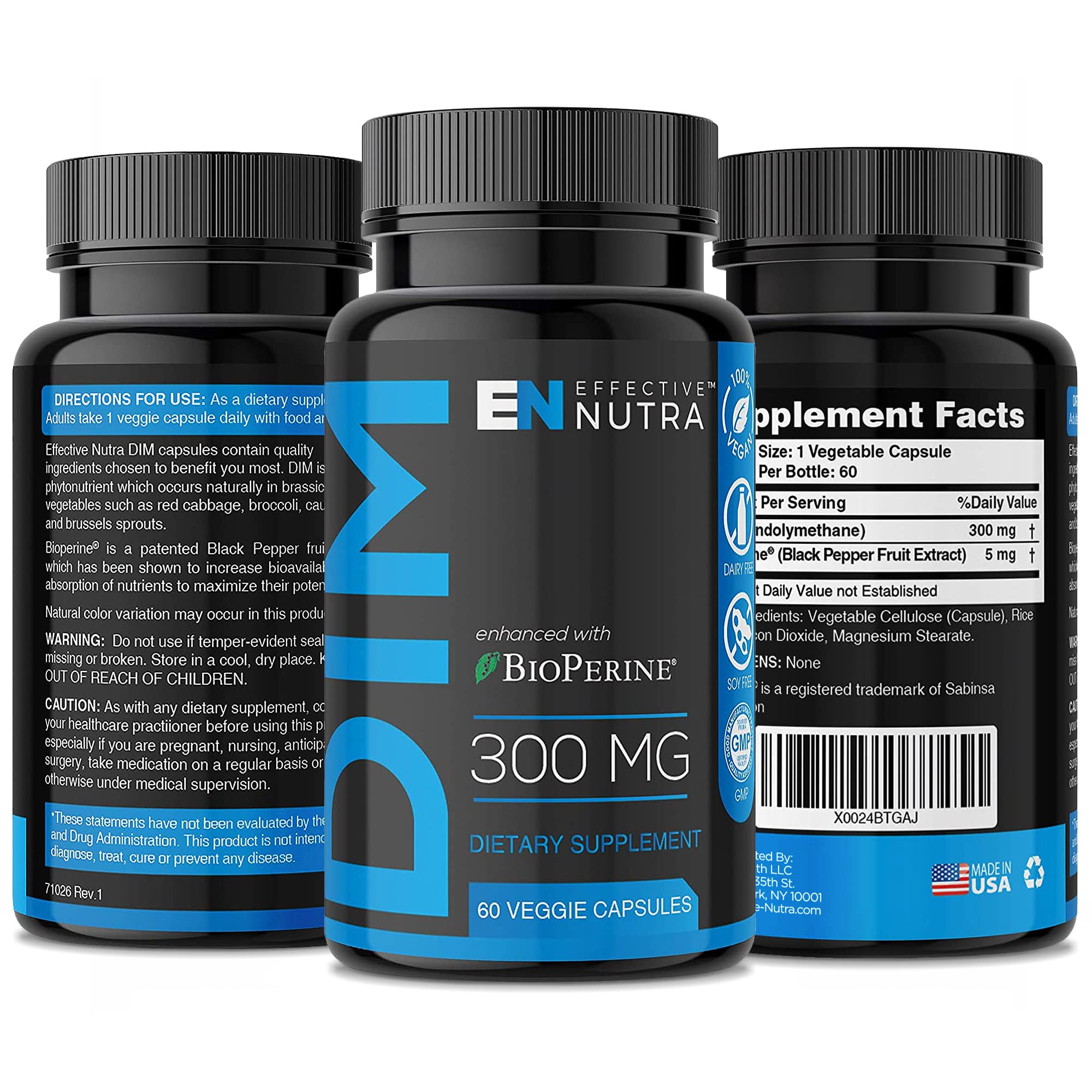 Effective Nutra DIM 300mg package presentation for organized home storage.