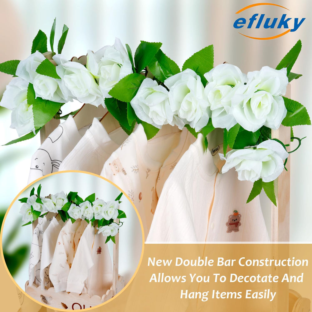 efluky crate with cutout handles highlights portability for gifts and nursery organizing.