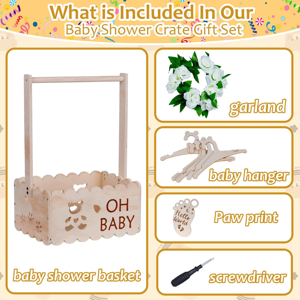 efluky DIY-ready crate invites personalization for a unique keepsake.