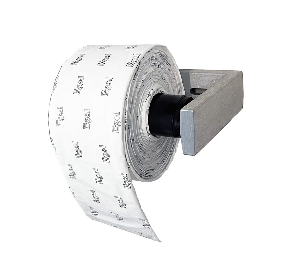 Egal pads on a roll close-up showing 40 pads per roll for efficiency