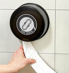 Egal pads on a roll white pads ready for hygienic visits