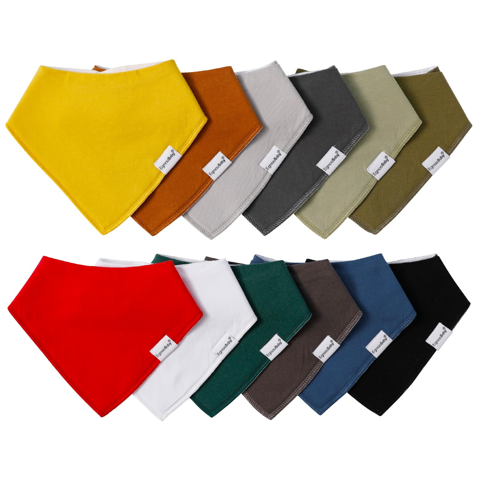Egmao Baby Bandana Bib is machine and hand washable for easy care.