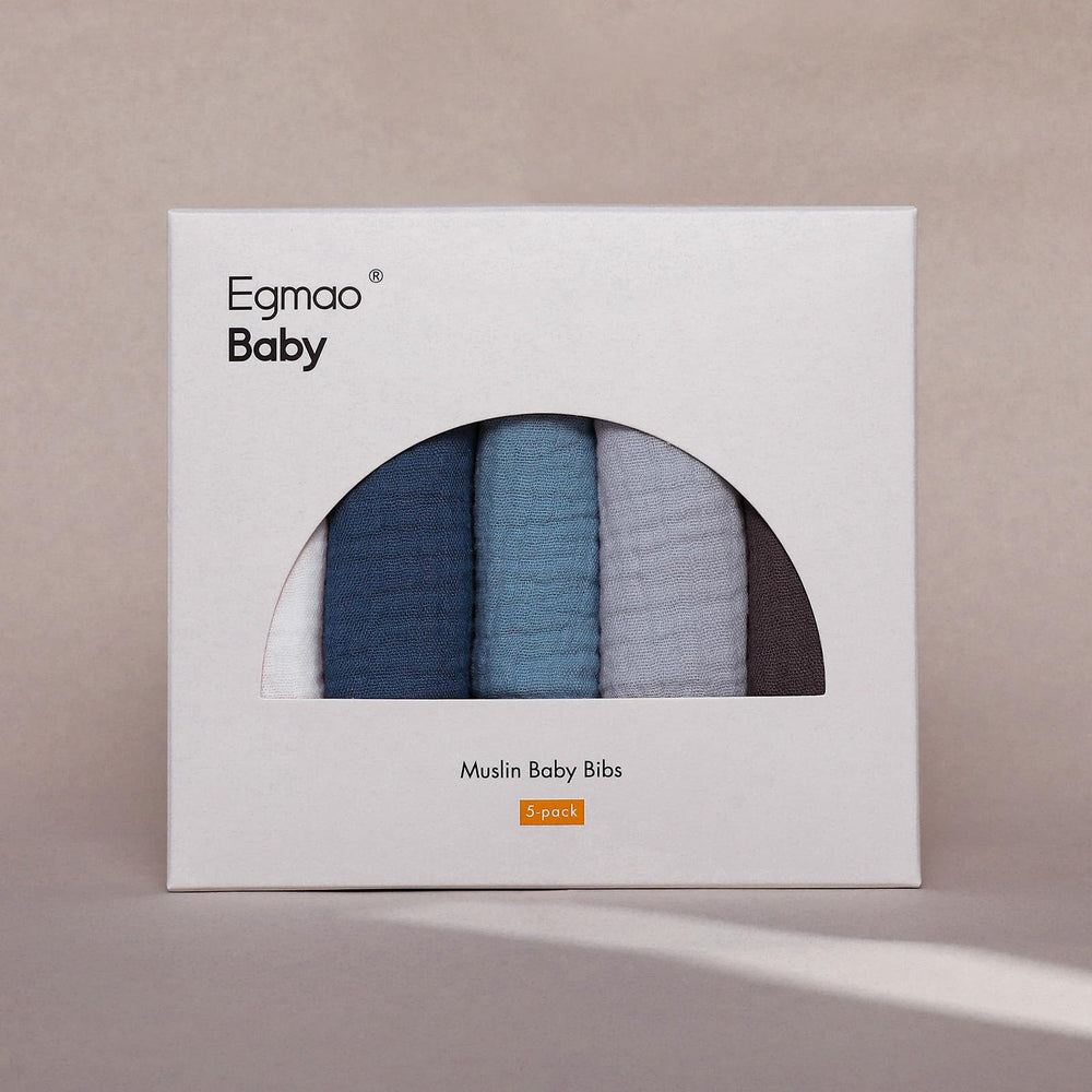 egmao baby muslin bib box packaging makes a thoughtful baby gift