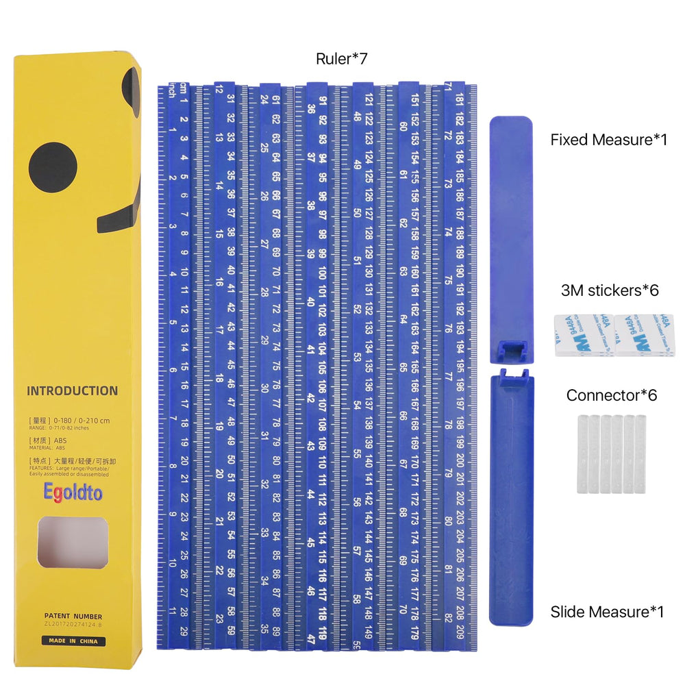 Egoldto nursery height chart fits into kid rooms and play spaces.