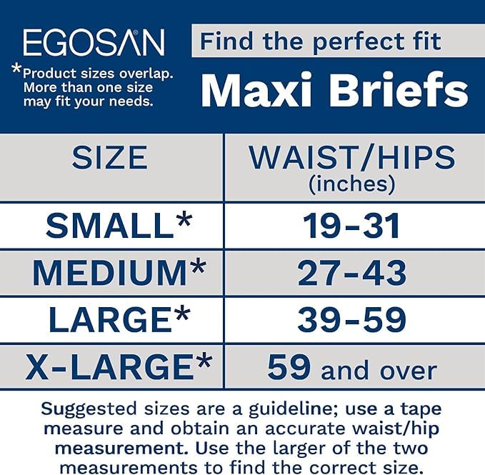 EGOSAN Maxi Diaper with Adjustable Tabs for a secure, customizable fit