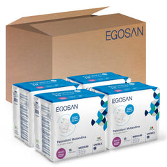 EGOSAN Maxi brief with absorbency core provides all day protection.