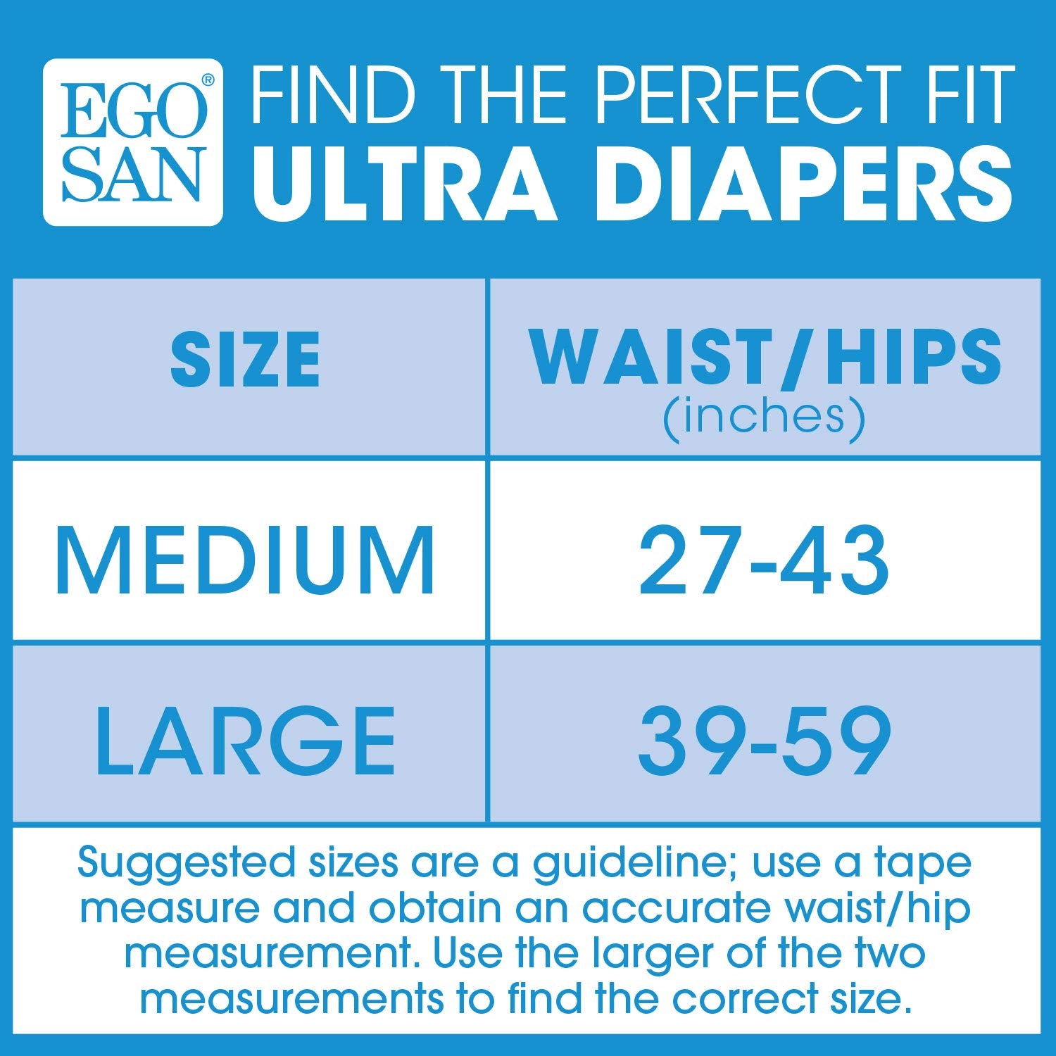 EGOSAN Ultra diaper wetness indicator for easy changes