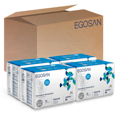 Egosan Ultra incontinence brief packaging showing secure protection for daily wear