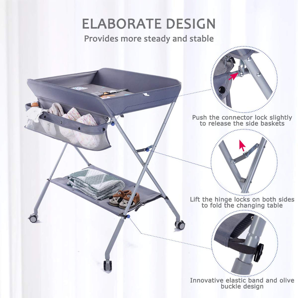 EGREE folding support allows quick collapse after use
