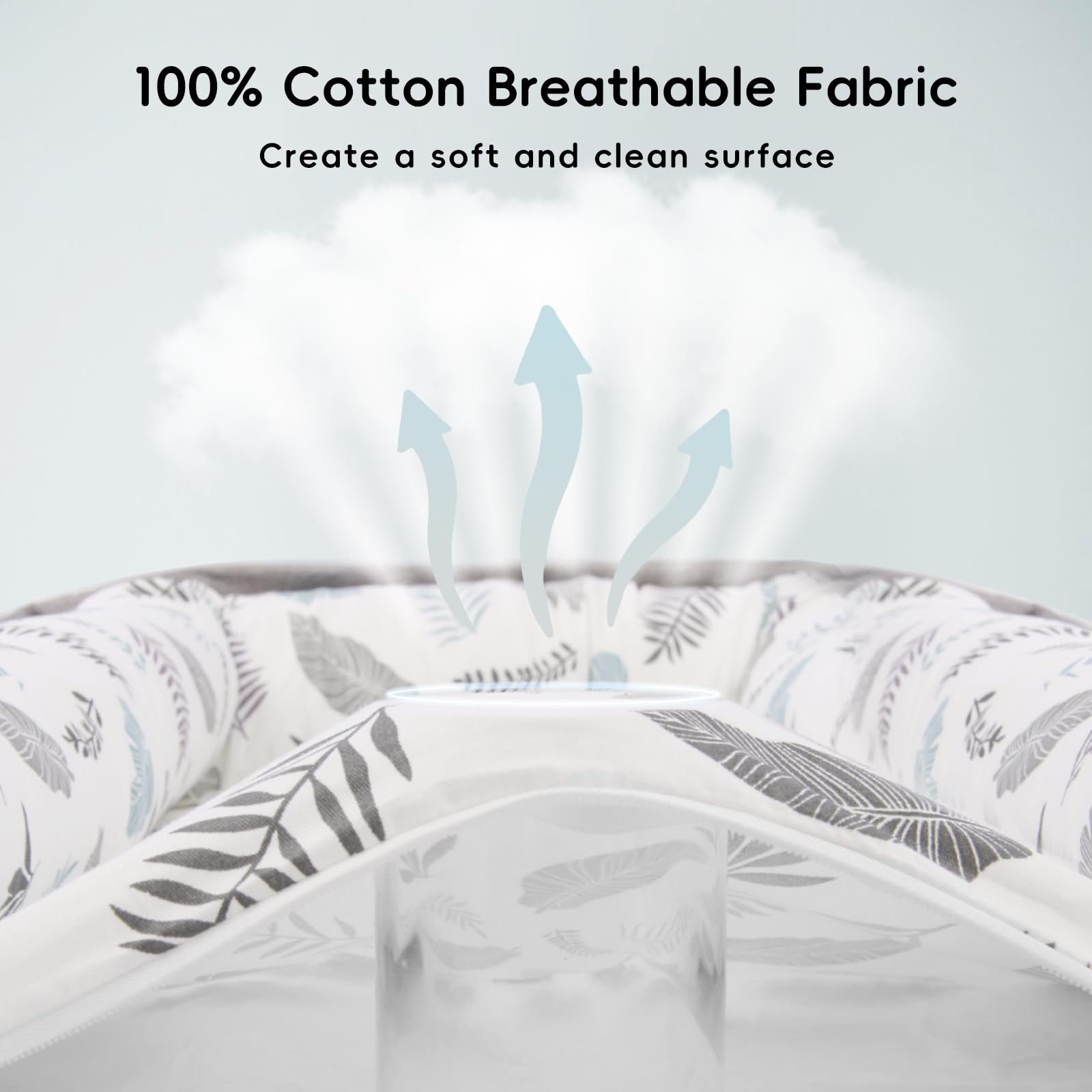 Ehcryonix removable cover for easy machine-wash maintenance.