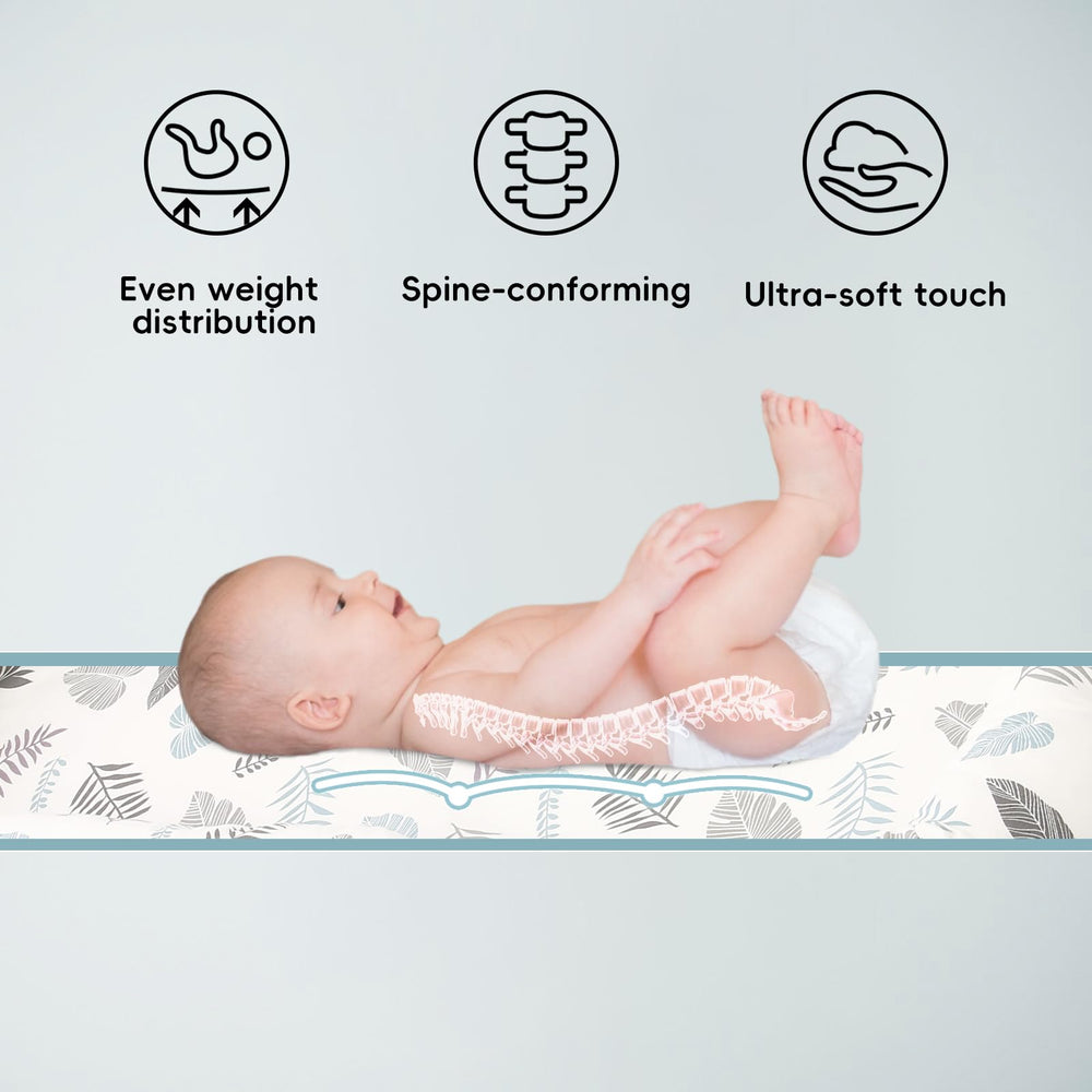 Ehcryonix baby lounger soft bumper closeup shows comfort.