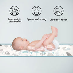 Ehcryonix baby lounger soft bumper closeup shows comfort.