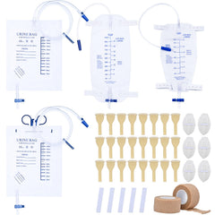 Ehoycq condom catheter kit day-night set visible for discreet, reliable urinary management