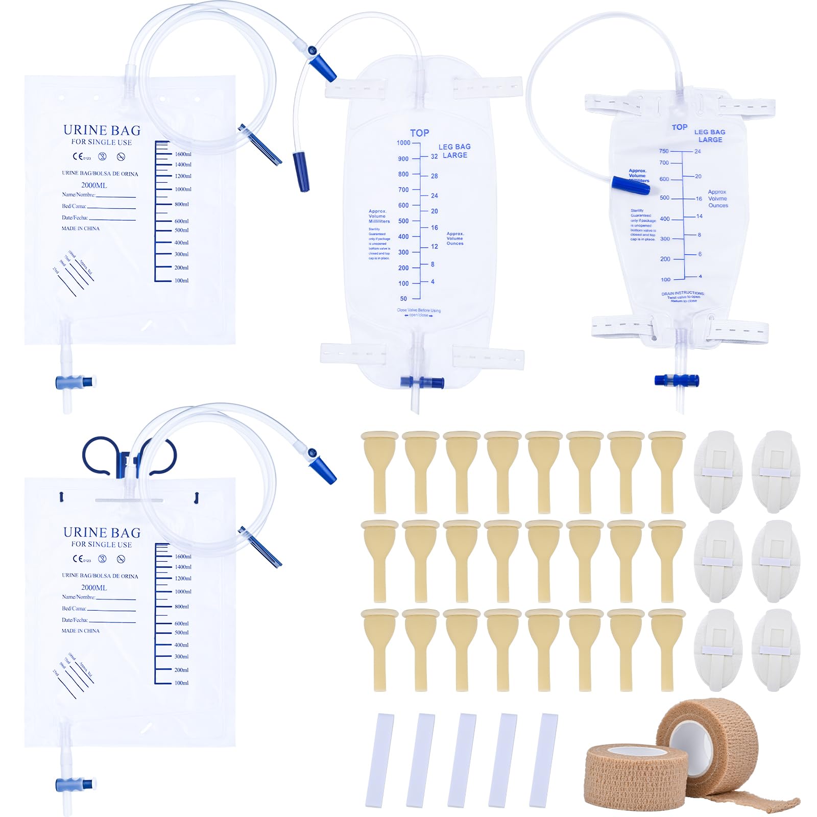 Ehoycq condom catheter overnight kit image showing secure fit and wearability