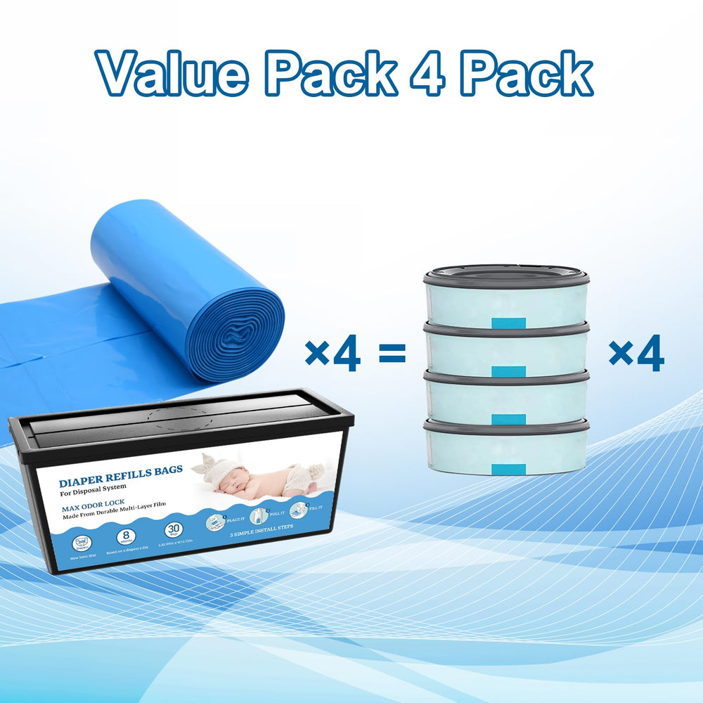 Eiekako refill bag packaging, sturdy container for easy storage.
