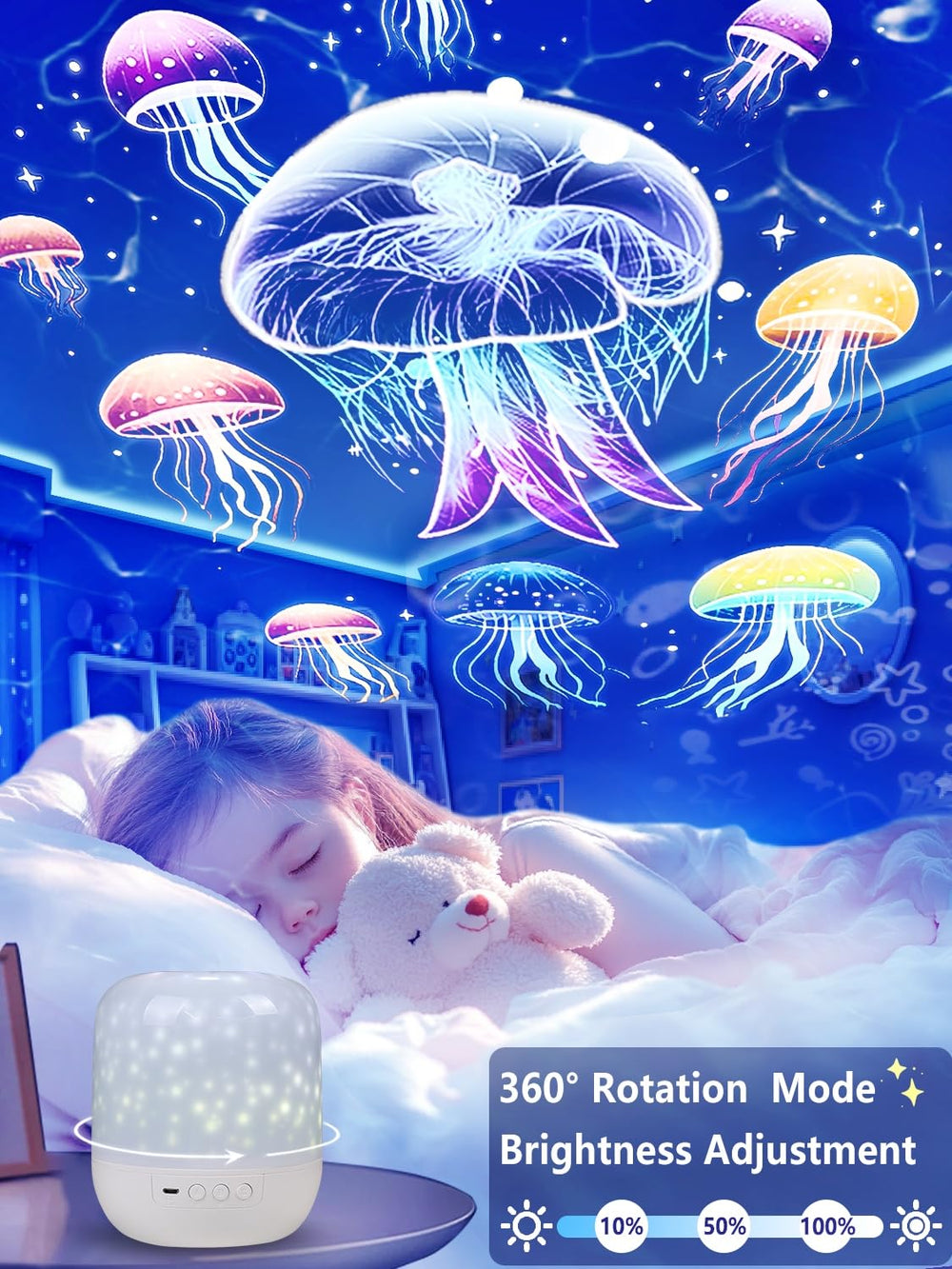 Eigther color lamp trio provides mood lighting for any moment.