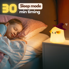 eirix Ghost Night Light bedside setup with a gentle glow for sleep.