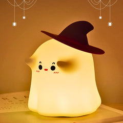 eirix Ghost Night Light close-up shows soft silicone texture for safe touch.