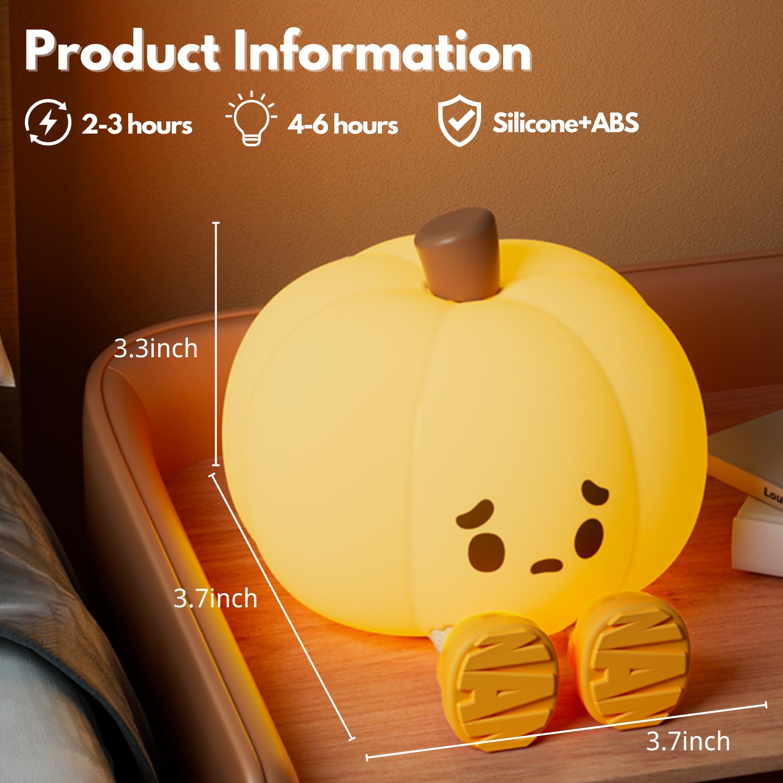 eirix Pumpkin Night Light ideal gift for birthdays and holidays