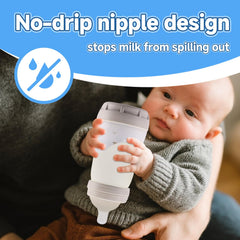Eiszhjk dishwasher-safe nipples make cleaning quick for busy parents.
