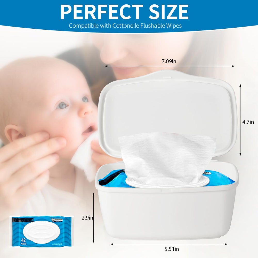 Eiszhjk storage-multiuse container keeps small essentials organized beyond wipes.