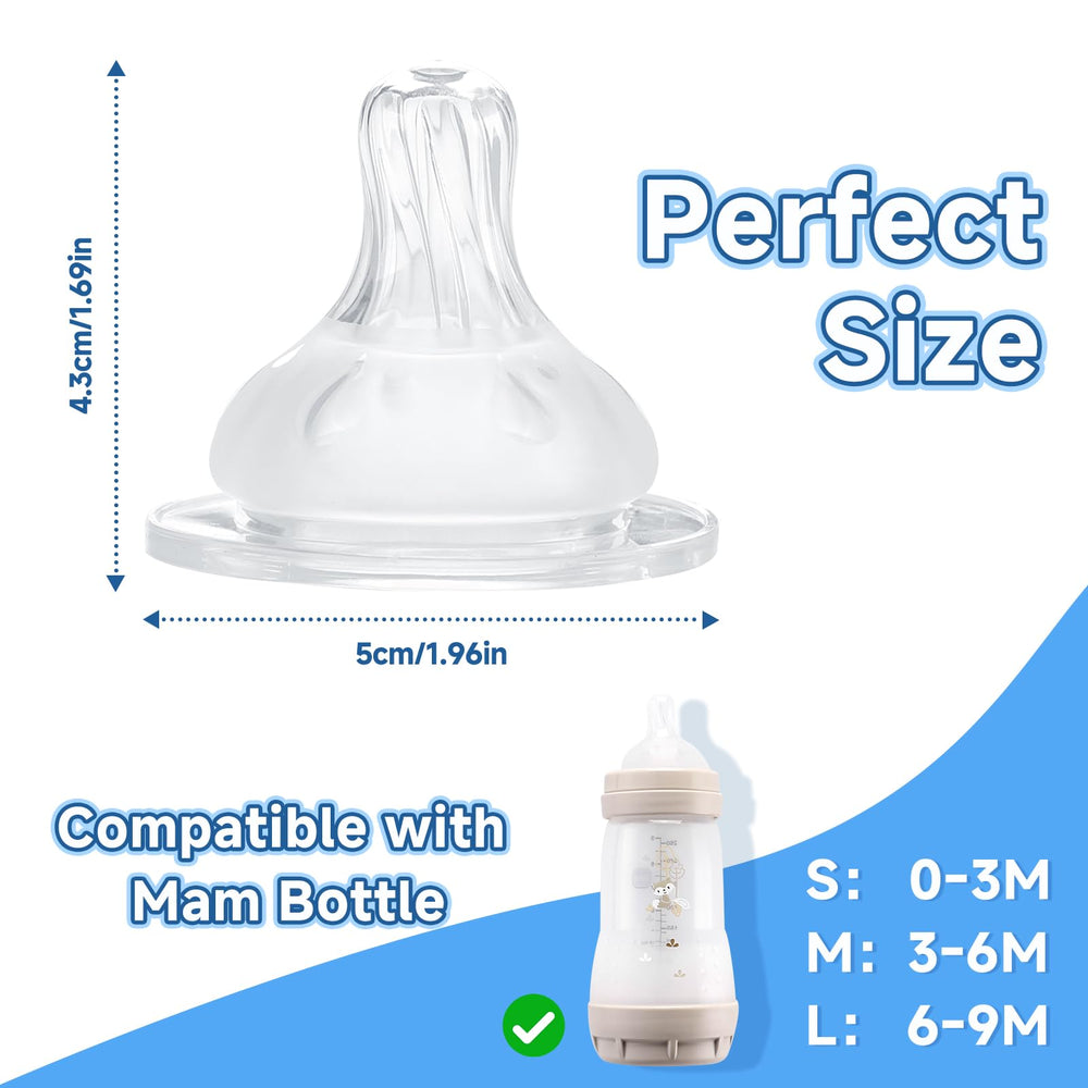 Eiszhjk anti-colic vented design supports calmer feeding sessions.